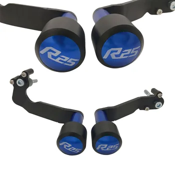 

SEMSPEED CNC 2PC Motorcycle R3 R25 2019 2020 Frame Crash Slider Falling Protector for Yamaha YZF-R3 YZF-R25 2019 2020 Round Head