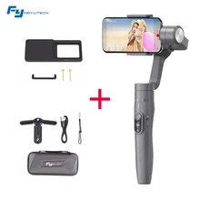 Feiyu Vimble 2 Extendable Handheld 3-Axis Travel Gimbal Stabilizer for iPhone X 8 Plus 7 6 SE Samsung Galaxy S9+ S9 S8+ + Plate