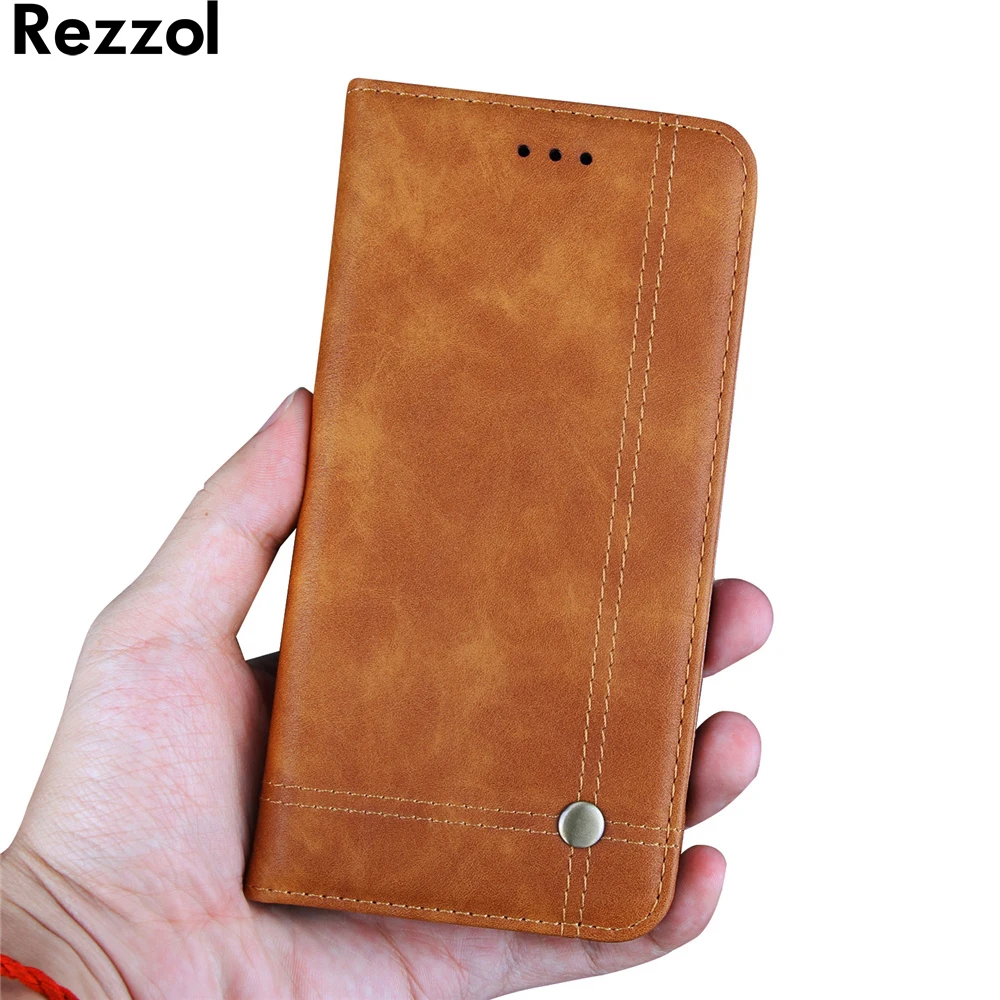 Rezzol для Xiaomi mi 8 флип чехол SE Роскошный кожаный кошелек ретро Capa | Мобильные