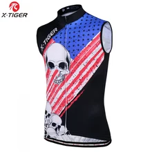 X-Tiger лето без рукавов Велоспорт одежда из Джерси для гонок велосипеда Костюмы быстросохнущие велосипедные жилет трикотаж МТБ спортивная одежда, детская одежда