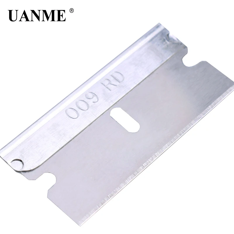 UANME 100 Blades/Box Imported Metal Razor Blades 1PC 39mm*19mm Cleaning Scraper Tools Vinyl Film Window Tint Glue Remove Tool UANME 100 Blades/Box Imported Metal Razor Blades 1PC 39mm*19mm Cleaning Scraper Tools Vinyl Film Window Tint Glue Remove Tool