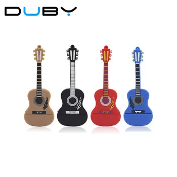 

Cartoon Guitar Musical Instruments Pen Drive Flash Memory Stick Pendrive 4Gb 8Gb 16Gb 32Gb 64Gb Usb Creativo Flash Drive U Disk