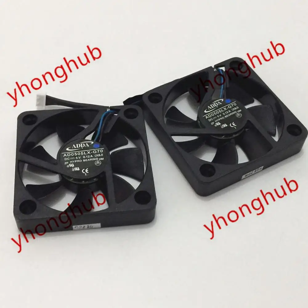 Двойной вентилятор ADDA AD0505LX G70 X8J DC 5V 0.12A 50x50x10 5 мм|double fan|dc 5v fan5v dc fan |