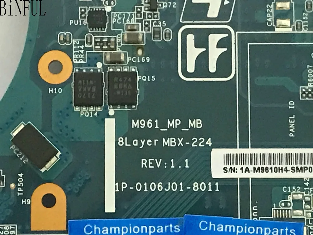 

BiNFUL stock, new item,M961 MBX-224 A1794324A MAINBORD LAPTOP MOTHERBOARD FOR SONY VPCEA SERIES NOTEBOOK PC (qualified ok)