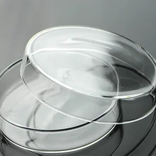 90 мм Стеклянная тарелка Петри 3,3 боросиликатное стекло прозрачная и гладкая с крышкой высокое качество упаковка 2