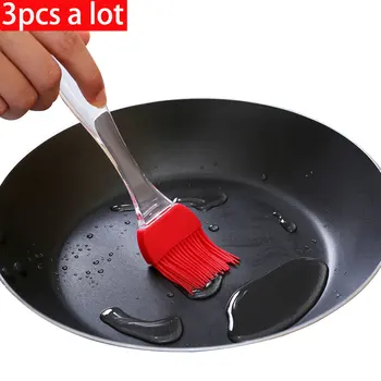 

vanzlife Split silicone brush High temperature resistant small barbecue brush Kitchen baking tool brush oil brush