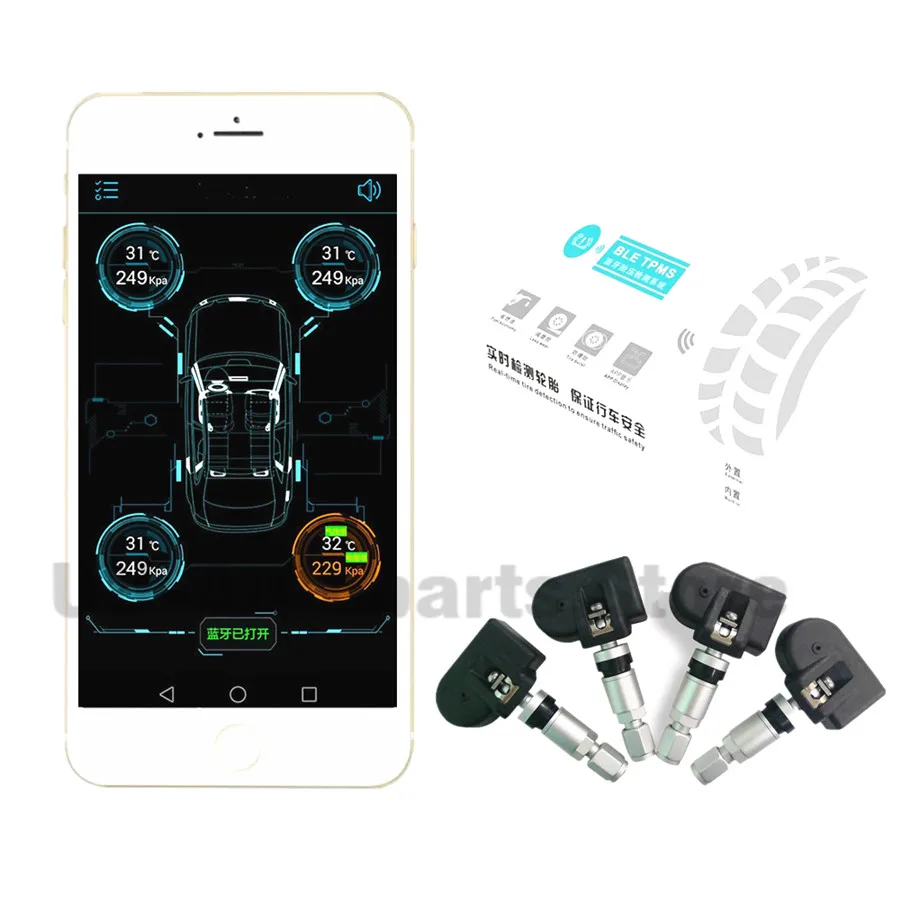 Универсальные внутренние датчики Новинка Bluetooth 4 0 TPMS автомобильная система