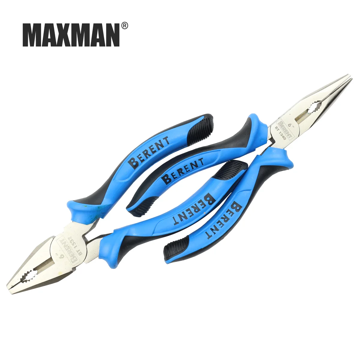 MAXMAN 36Pcs Hand Tool Set General Household Hand Tool Kit and Plastic Toolbox Storage Case pliers saw Wrench Screwdriver Knife