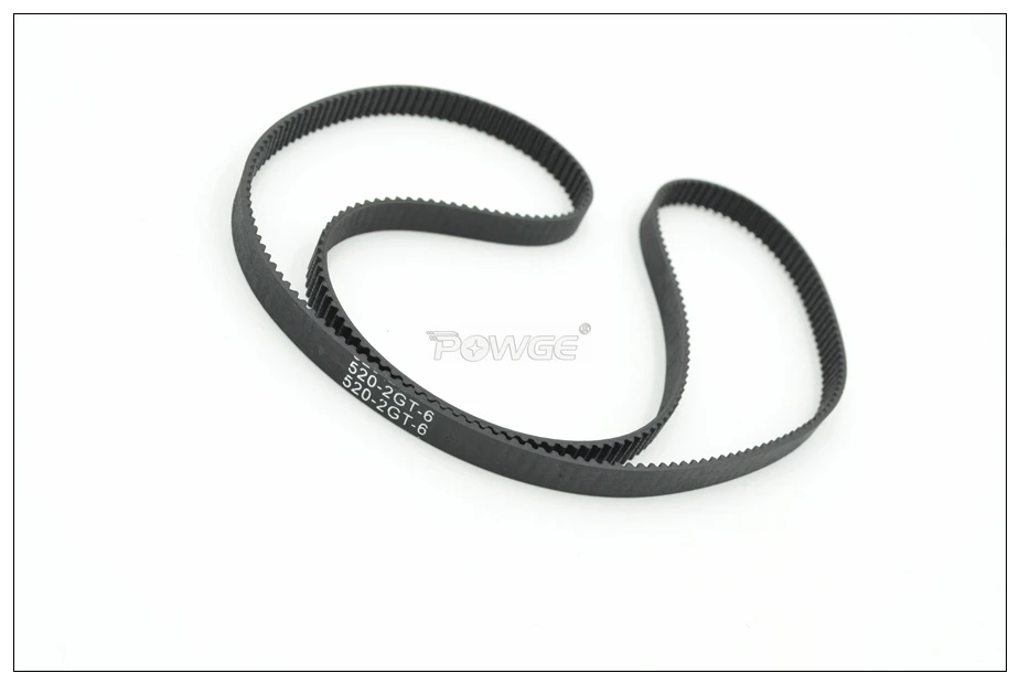 POWGE 494 500 520 524 528 2GT зубчатый ремень W = 3/6/9 мм T 247/250/260/262/264 GT2 замкнутому циклу