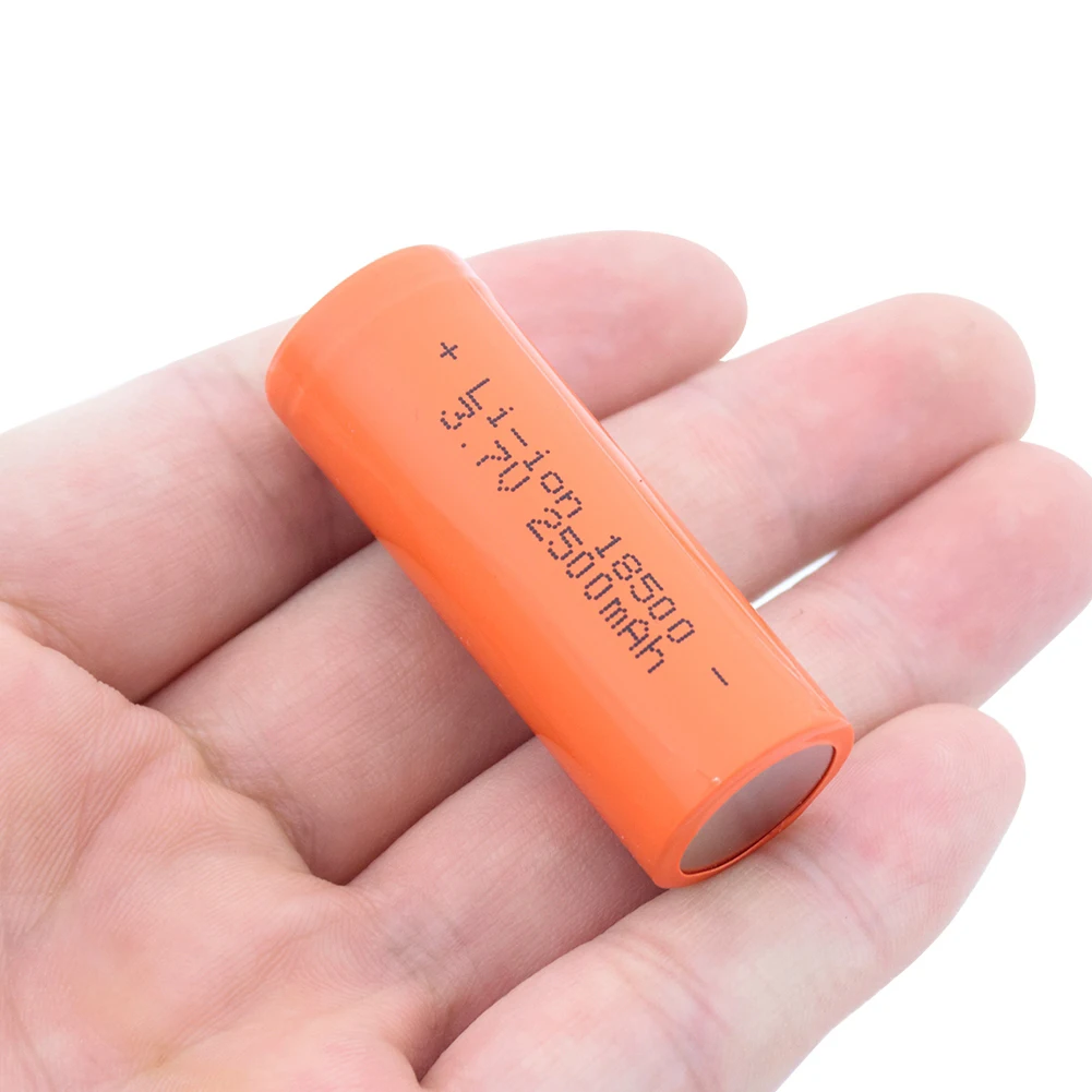 

1/2/4 Pcs Rechargeable 3.7V 18500 2500mAh Lithium Li Ion Batteries For E-bike RC Toy LED Lamp Torch Flashlight Headlight Vape