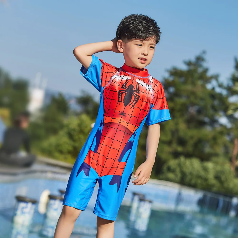 

Children's Swimwear Baby Boy For Children Clothes Swimsuit Clothing Connected Swimming Boys Surfing Handsome Lovely Sports