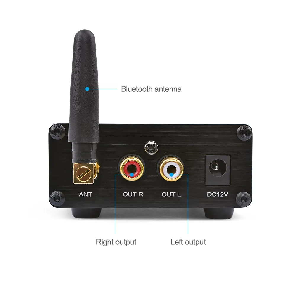 Цифровой беспроводной приемник AIYIMA CSR8675 Bluetooth 5 0 с чехол усилитель звука для