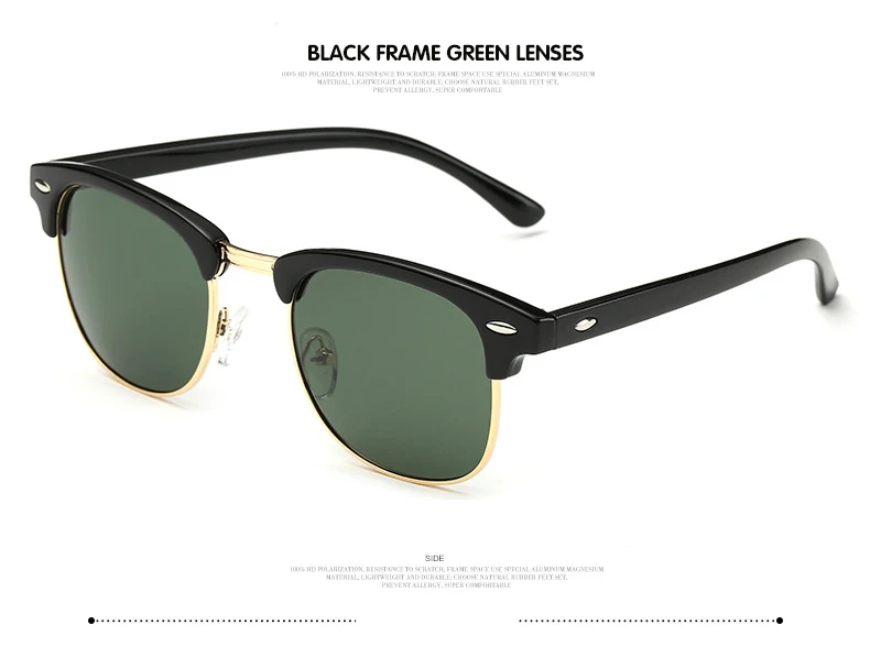 DIDI классические поляризационные солнцезащитные очки для мужчин и женщин, брендовые дизайнерские очки, зеркальные солнцезащитные очки Gafas Oculos De Sol UV400s H078