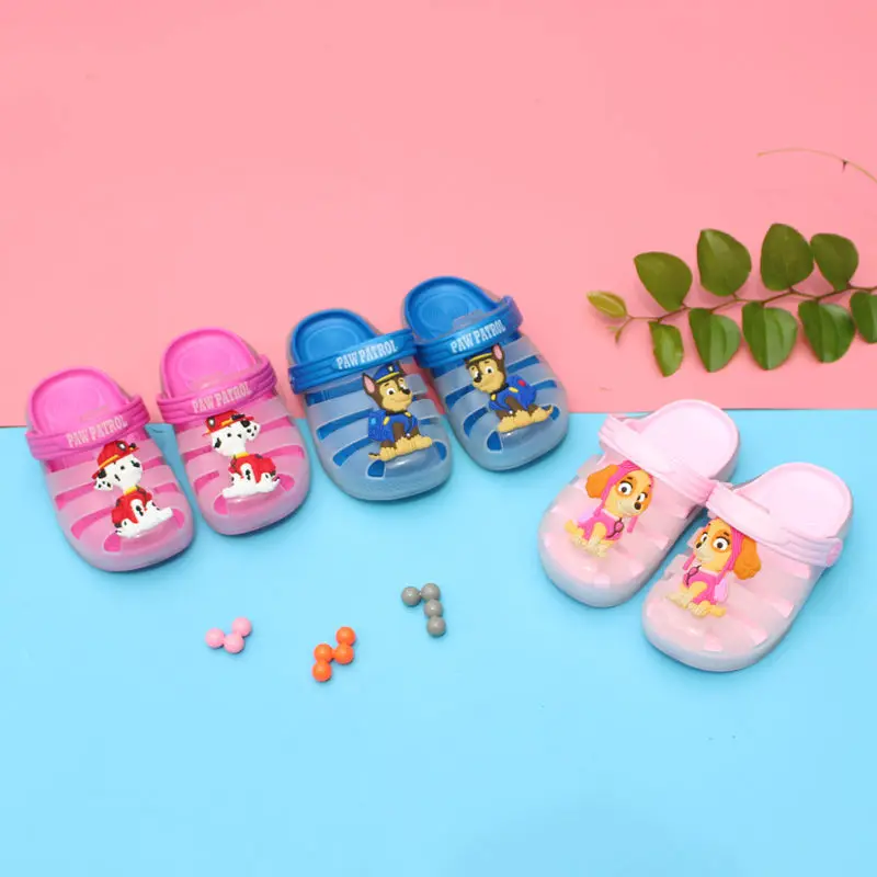 PAW PATROL/ Летняя детская обувь с дырками; тапочки с героями мультфильмов для маленьких мальчиков; Детские пляжные сандалии