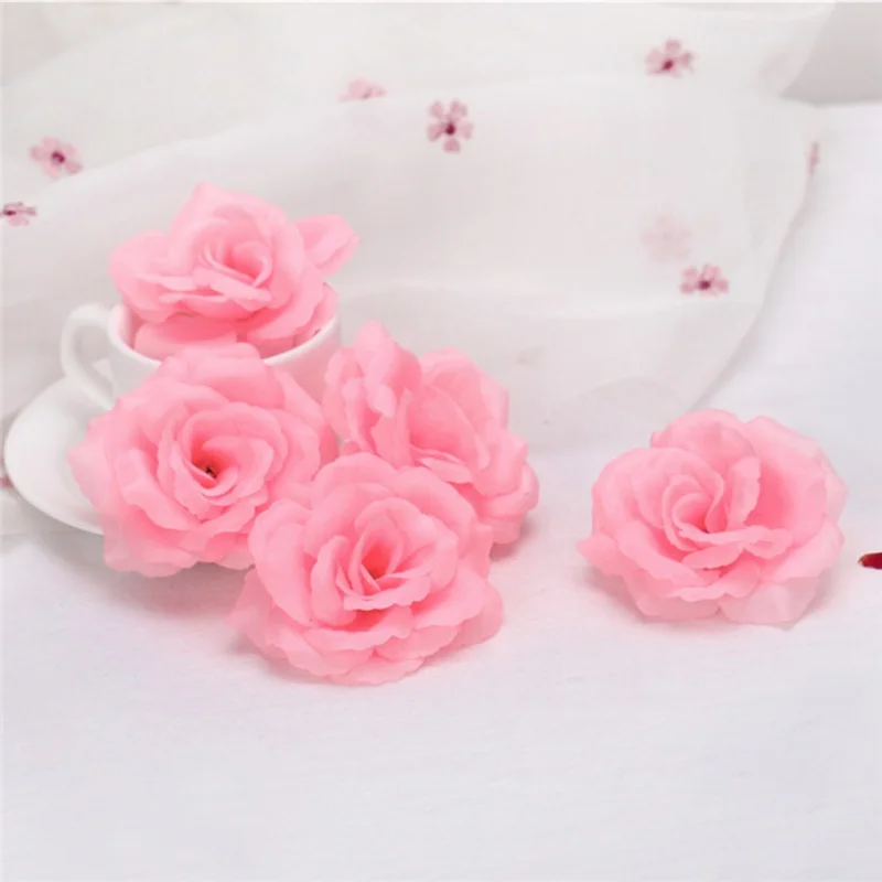 5 pcs Rose Artificial Flower Simulation Cheap Fake Flowers for wedding party Home Decor Bead curtain/ flower basket decor | Дом и сад