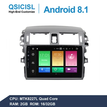 

Android 8.1 IPS 9" radio car dvd multimedia player for Toyota Corolla 2006-2013 car headunit 1 din quad core multimedia Stereo