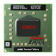 AMD Turion X2 Ultra ZM-80 ZM 80 ZM80 2,1 ГГц двухъядерный процессор с двумя резьбой 32 Вт TMZM80DAM23GG разъем S1