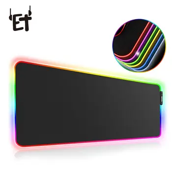 

CF-1 Glowing Mouse Pad Oversized Thicken USB LED Extended Colorful Illuminated Non-Slip Mice Mat for PC Desktop Computer Laptop