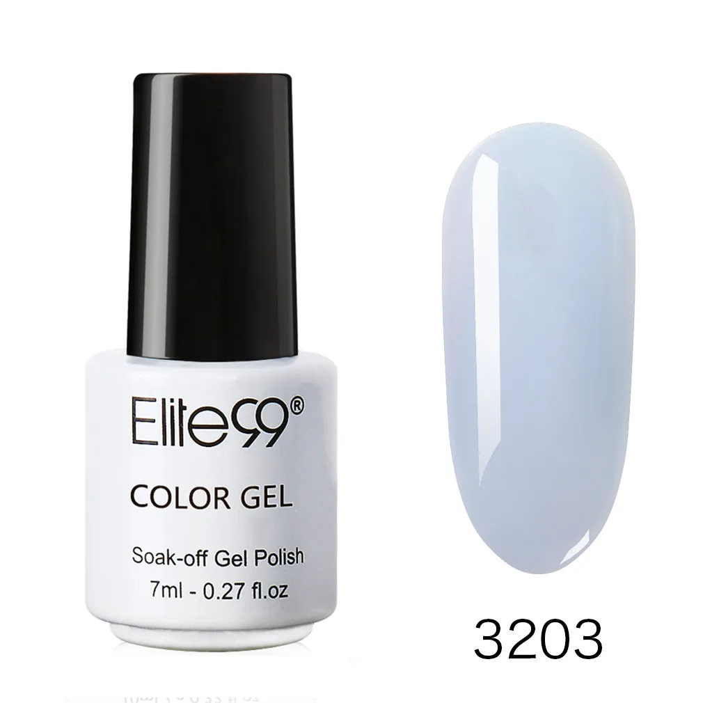 Elite99 7 мл Желейный Гель-лак телесного цвета УФ Гель-лак светодиодный Гель-лак для ногтей долговечный полупрозрачный Гель-лак для ногтей Дизайн гель