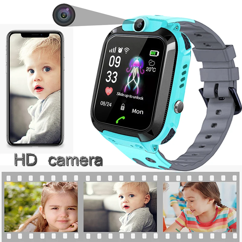 LIGE Smart Watch For Children Kid Baby 2G Sim Card Dail Call Watch Phone Touch Screen Waterproof Smart Clock Sport Smartwatches