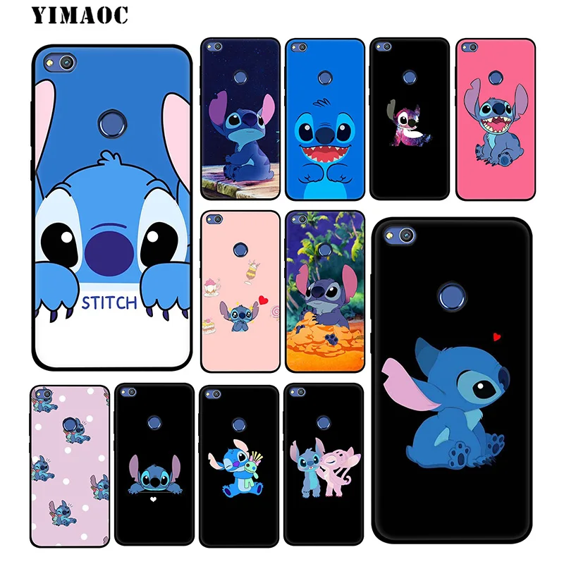 Yimaoc с рисунком из мультфильма Лило Стич мягкий чехол для huawei Honor вид 20 10 8X8 8C 6A 7A 7X 7C
