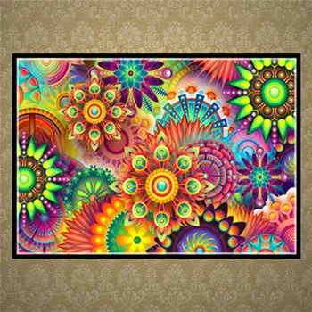 

DIY Diamond Painting Fantasy Flower Diamond Cross Stitch Crystal Diamond Mosaic