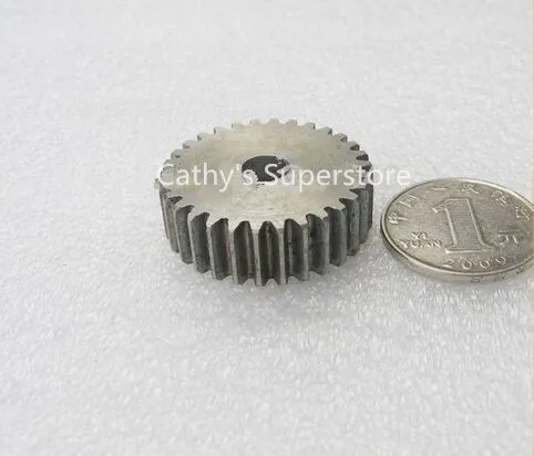 

Spur Gear pinion 45T Mod 1 M=1,Width 10mm,Blank bore,Right Teeth 45# steel positive gear CNC gear rack transmission motor gears