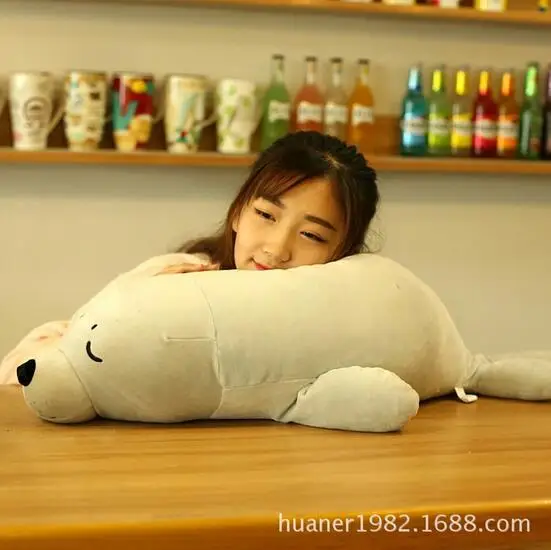 60cm Elastic super soft Sea lions plush toy lions pillow gift for Christmas