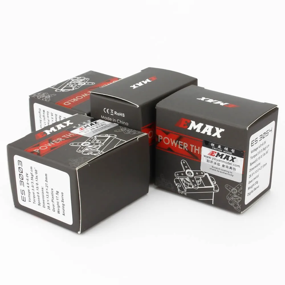 Emax ES3054 17g 3 5 кг 0.13sec 23T Металлическая Шестерня цифровой сервопривод для RC самолета