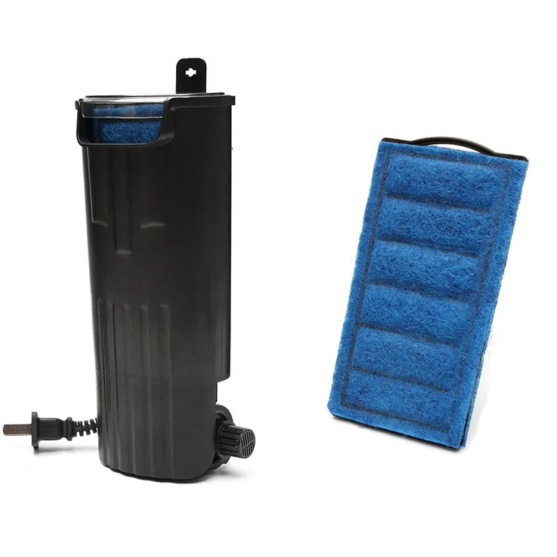 Plastic Black Low Water Fresh Internal Hang On Aquarium Fish Turtle