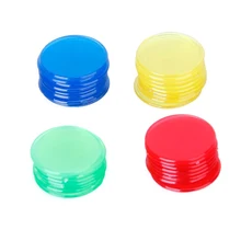400pcs 4 Colours 3/4 Inch Pro Count Bingo Chips Markers for Bingo Game Cards