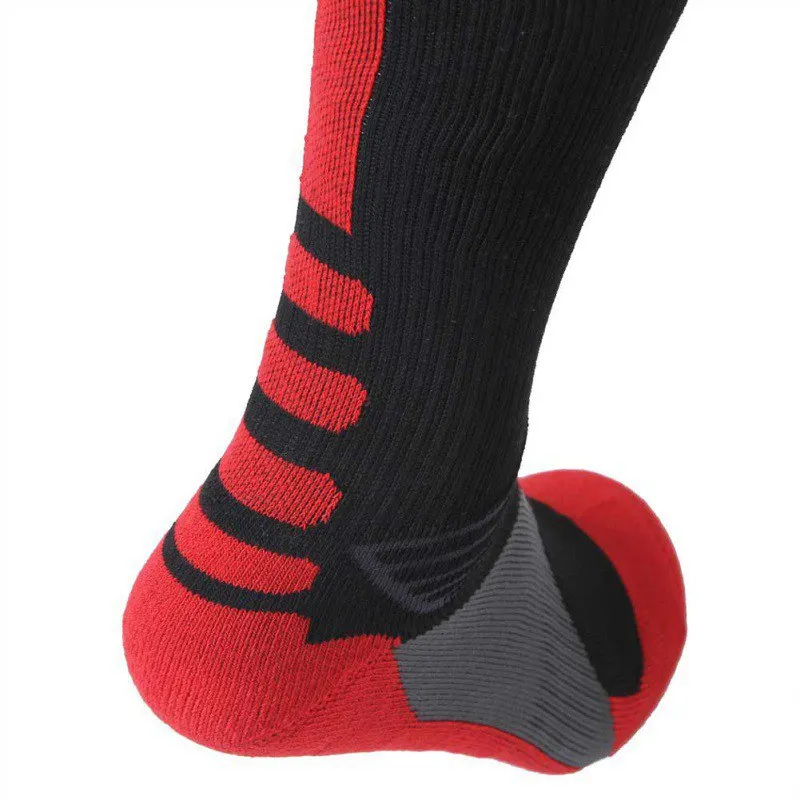 1 Pair Winter Warm Men Boy Long Socks Football Socks Basketball Sports Anti Slip Cycling Climbing Running Socks ST