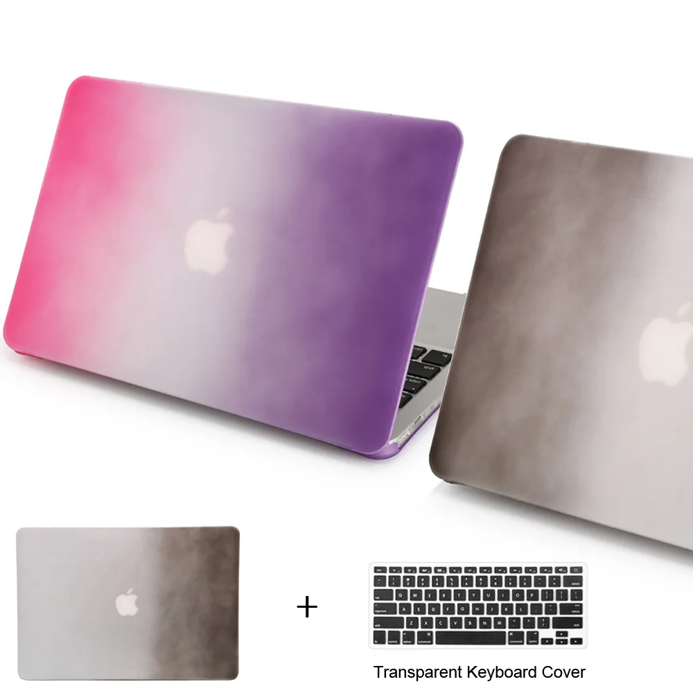  Beautiful Rainbow laptop Case for MacBook Air 13 for apple mac book 13.3 inch + keyboard cover 
