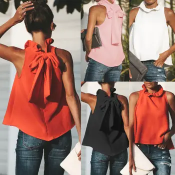 

Fashion Women Summer Vest Top Sleeveless Blouse Casual Tank Tops T-Shirt