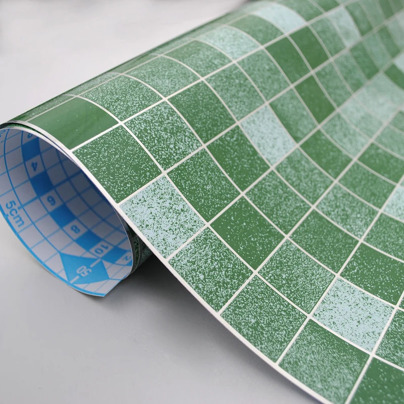 JX-LCLYL Waterproof Self-adhesive Mosaic Wall Paper Tile Sticker Contact Paper Bathroom