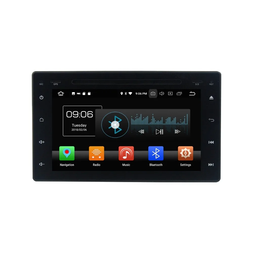 4 Гб + 32 ГБ Восьмиядерный 1 din 8 &quotAndroid 0 автомобильный аудио DVD плеер для Toyota Hilux 2016 2017