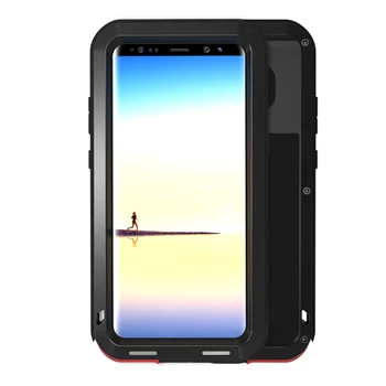 

LOVE MEI Armor Case for Samsung Galaxy Note 8 Powerful Shockproof Dropproof Metal Hard Cover for Note8 Samsung Heavy Duty Case