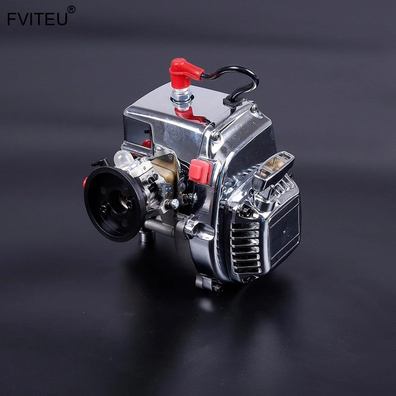 

FVITEU 30.5cc 4 BOLT Chrome Engine with Walbro carb. and NGK Spark plug for 1/5 ROVAN baja 5b 5t losi Rovan LT and Truck