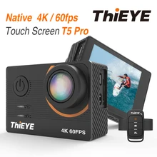 ThiEYE T5 Pro WiFi Action Camera Ultra HD 4K 60fps Touch Screen Intuitive and Fast Control IP68 Waterproof Action Camera