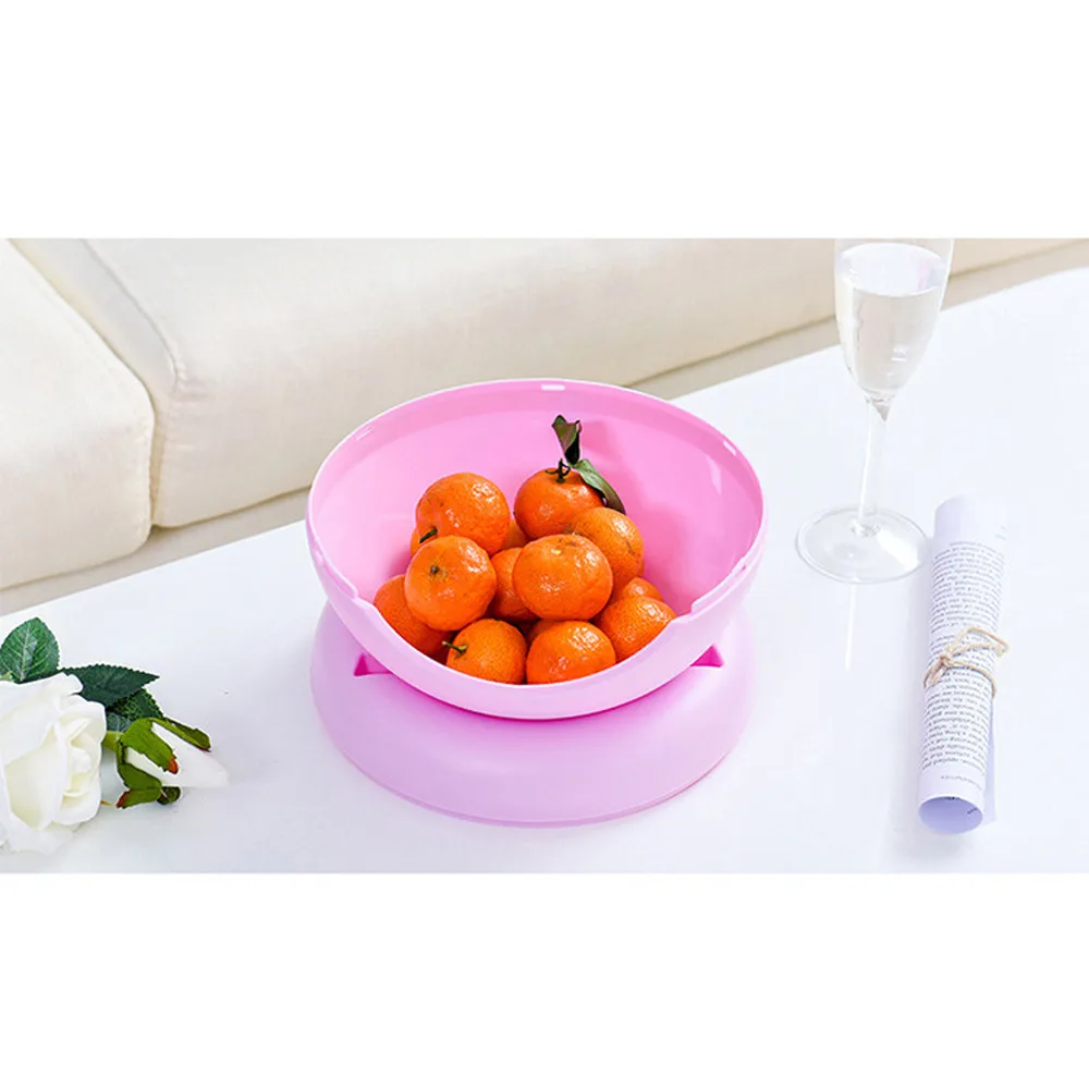 Creative Shape Lazy Snack Bowl Perfect For Layers Seeds Nuts And Dry Fruits Storage Box With Phone Holder For TV#20