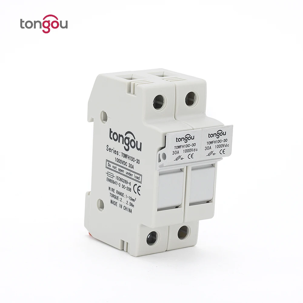 Solar PV String Fuses 15A DC protection up tp 1000Vdc pair of holder+fuse Solar PV String Fuses 15A DC protection up tp 1000Vdc pair of holder+fuse