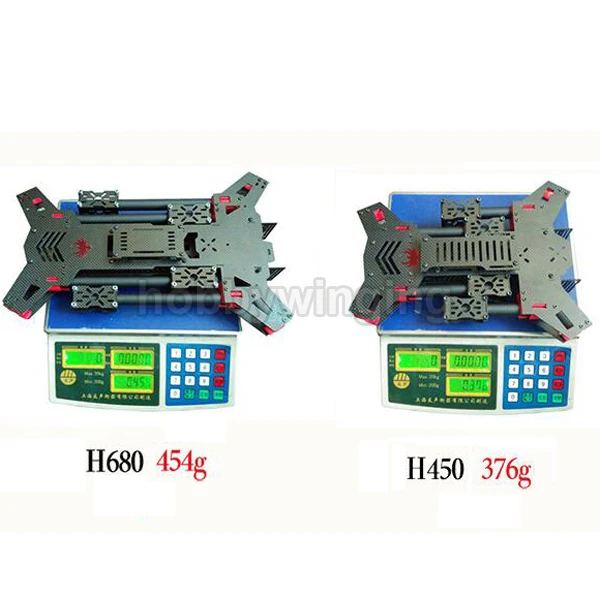 H4 450 мм/680 мм углеродное волокно складной FPV инопланетный Квадрокоптер летательный аппарат рама комплект