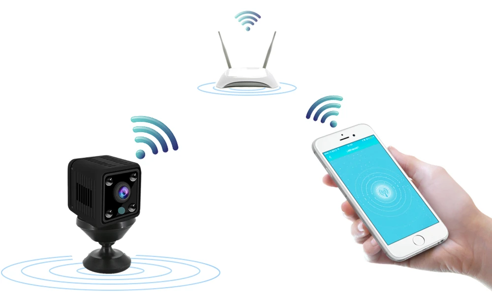 Мини Wi-Fi камера безопасности 1080P Full HD ночного видения встроенный аккумулятор беспроводная камера 720P видеонаблюдения CCTV Поддержка Android iOS