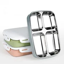 High Quality Stainless Steel font b Lunch b font Box Leak proof font b Lunch b
