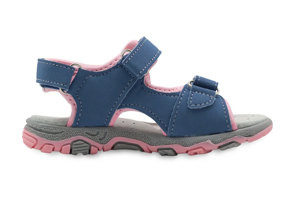 Apakowa Summer Children Shoes Girls Sport Beach Sandals with Arch Support Kids Hook-and-Loop Sandals for Girls EU Size 21-32