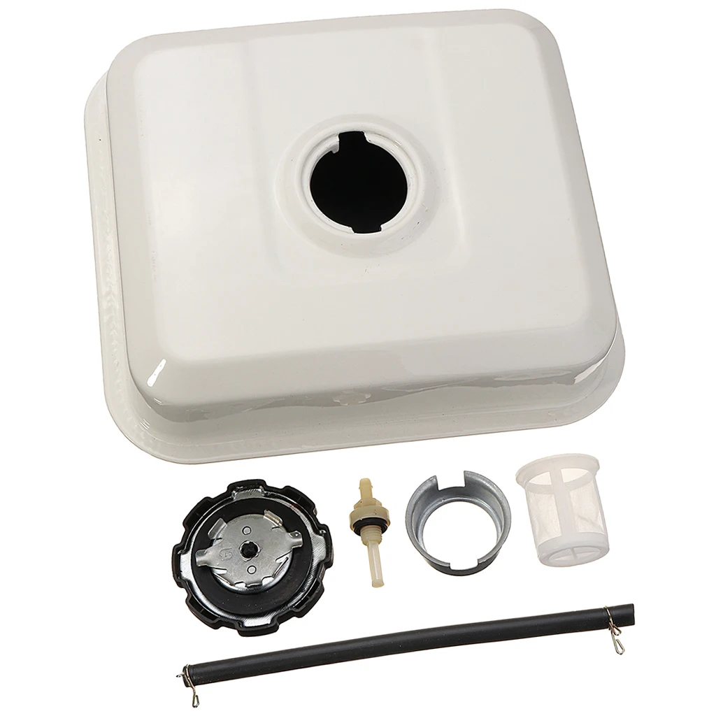 3LCar Petrol Fuel Gas Tank Engine Cap Filter Stationary Assembly White For Honda GX120 GX140 GX160 GX200