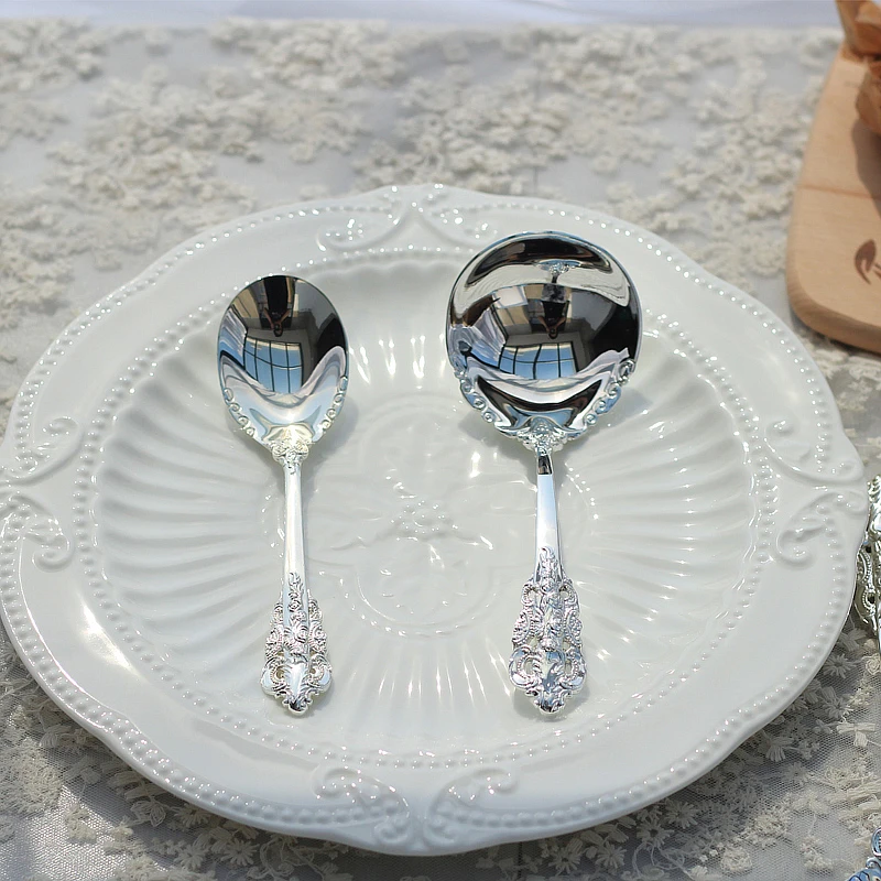 silver plated tableware