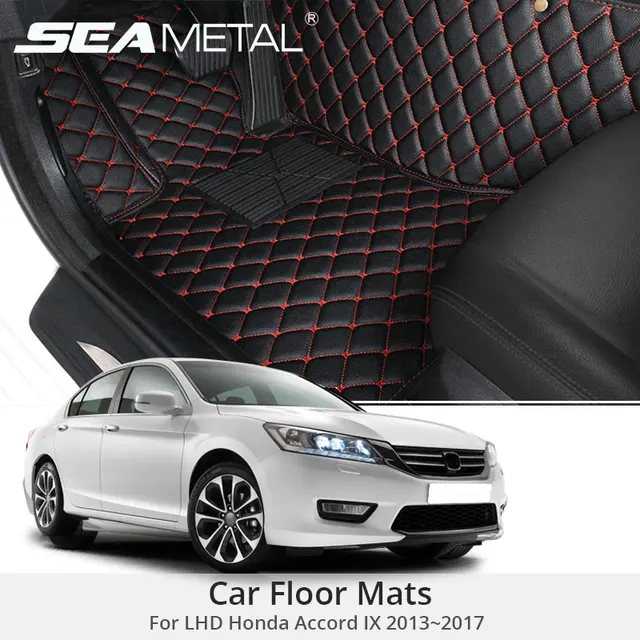 For Lhd Honda Accord Ix 2017 2016 Car Floor Mats For Lhd Honda Accord Ix 2017 2016 Car Floor Mats Custom Rugs Carpets Auto Interior Pads Accessories Styling
