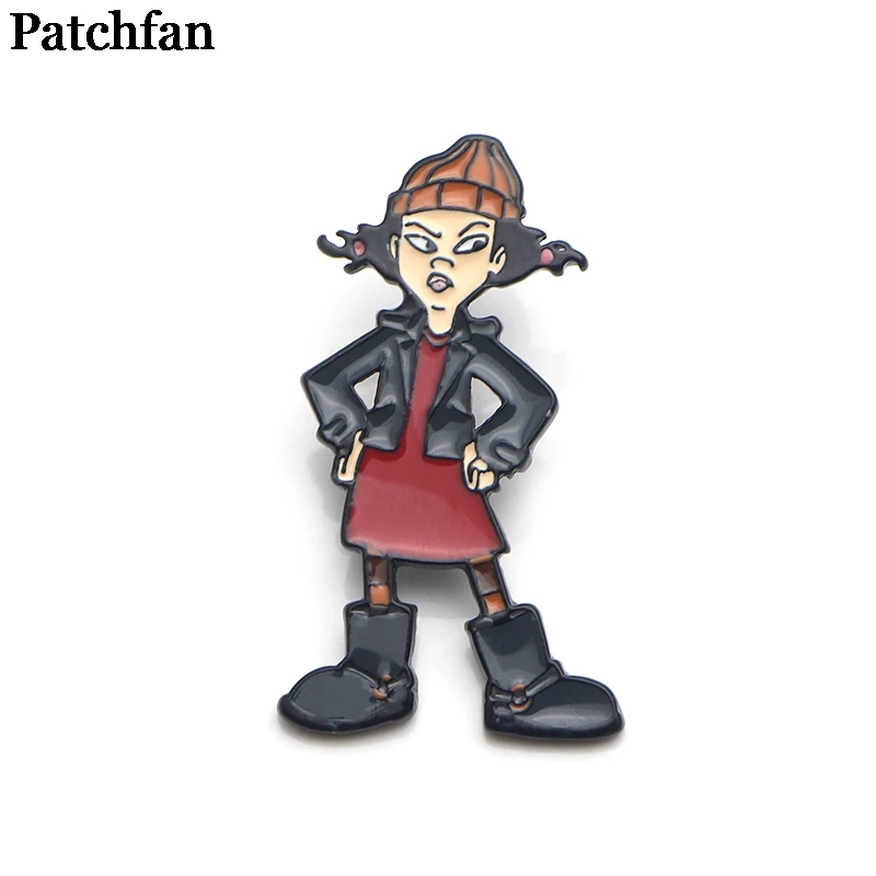 

Patchfan Recess Zinc Cartoon Pins for men women para Shirt Charm Coat Clothes backpack Accessories medal Badges Brooches A2032