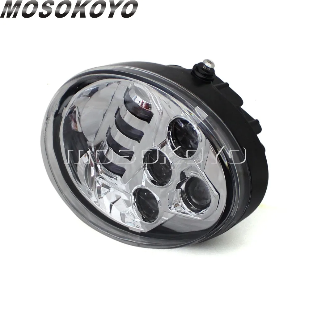 Светодиодный фонарь для мотоцикла, светодиодный прожектор, Высокий Низкий Луч света для Harley VRSC/VRSCA/VRSCS V-Rod, наружный стержень, кафе, гонщик